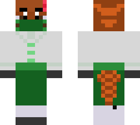red panda (cloak, dress, mask, cottagecore)