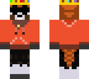 red panda (hoodie, sweater, crown, sunglasses)