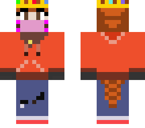 red panda girl (hoodie, sweater, crown, mask)