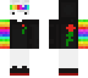 rose and rainbow