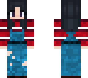 tenenten (overalls and red sweater)