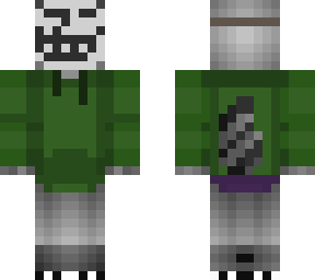 troll panda with hoodie