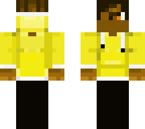 yellow hoodie