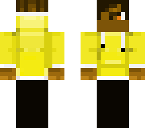 yellow hoodie