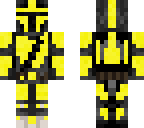 yellow mandalorian
