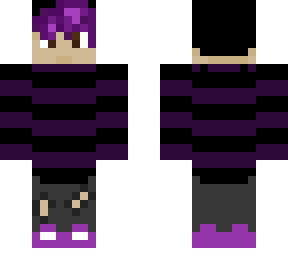 (mine) purple striped