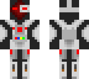 (red) futuristic robot
