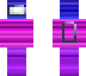 Pink Among Us Purple Minecraft Skins