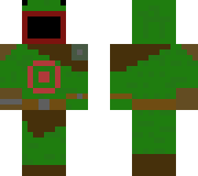 barbarian frog who is surprised