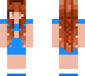 bikini girl blue