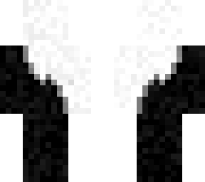 black and white
