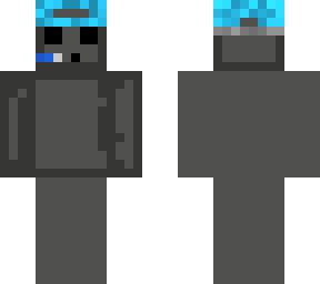 black slime with a hat