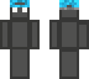 black slime with a hat