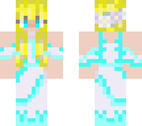 blond girl dress