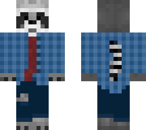 blue flannel raccoon :)