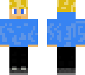 blue hoodie