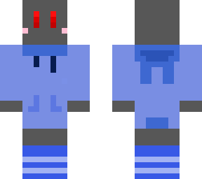 blue hoodie