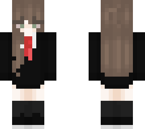 brown hair green eyes girl in suit