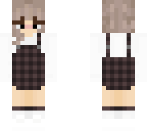 brown plaid dress
