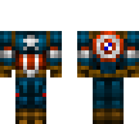 captain america suit template (no mask)