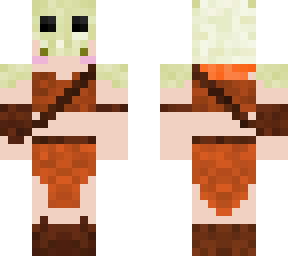 cavegirl- skull hat
