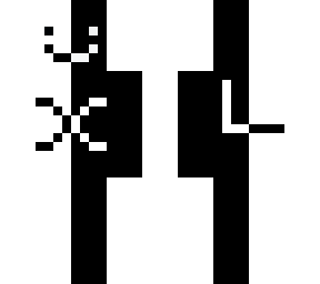 creepy b&w skin