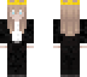 crown suit girl