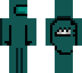 dark teal among us character