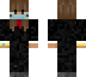 dora w/ mask and suit
