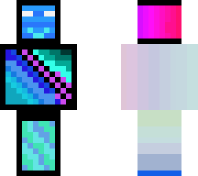 faded pastel and cool color man  b )