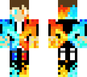 flame&ice gamer boy