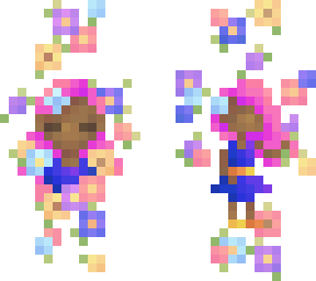 flowers -pixel art-