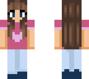 girl with heart shirt