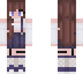 girl with overalls