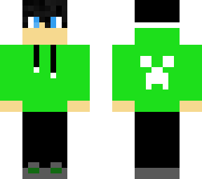 green creeper hoodie