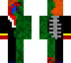 half alien half lava mob
