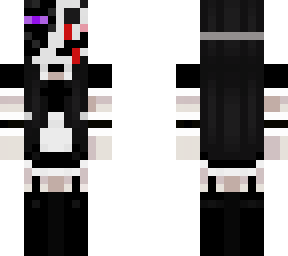 half enderman/ puppet masked maid