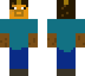 i made this fishy steve please get this skin and like.xd