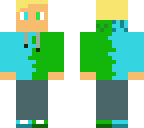 lime cyan skin