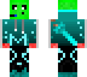 my m custom skin made by mannyallsome(slime head)