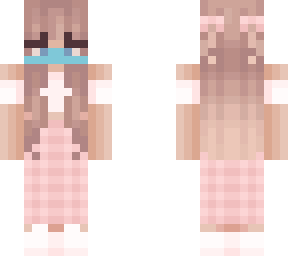 my sisters skin with a mask