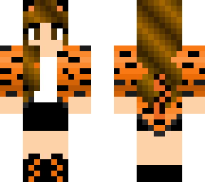 orange and black tiger