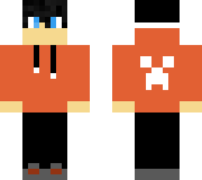 orange creeper hoodie