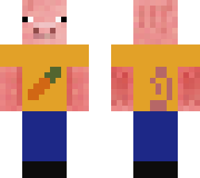 pig in casual clothes