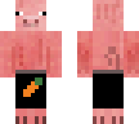 pig in swim shorts