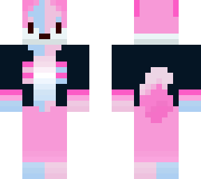 pink fox with jacket
