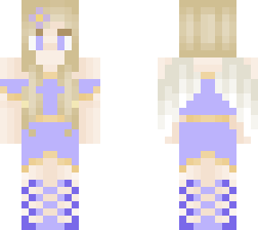 purple-dress--blond--angel-wings