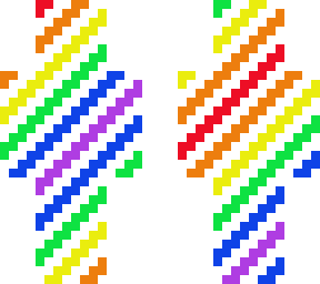 rainbow stripes