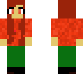 red/christmas girl