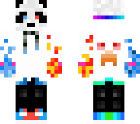 ultra panda(white sweatshirt)